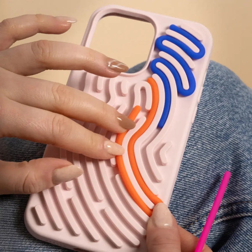 DIY käärmeennahkakuori iPhone 12 | iPhone 12 Pro vaaleanpunainen – 4