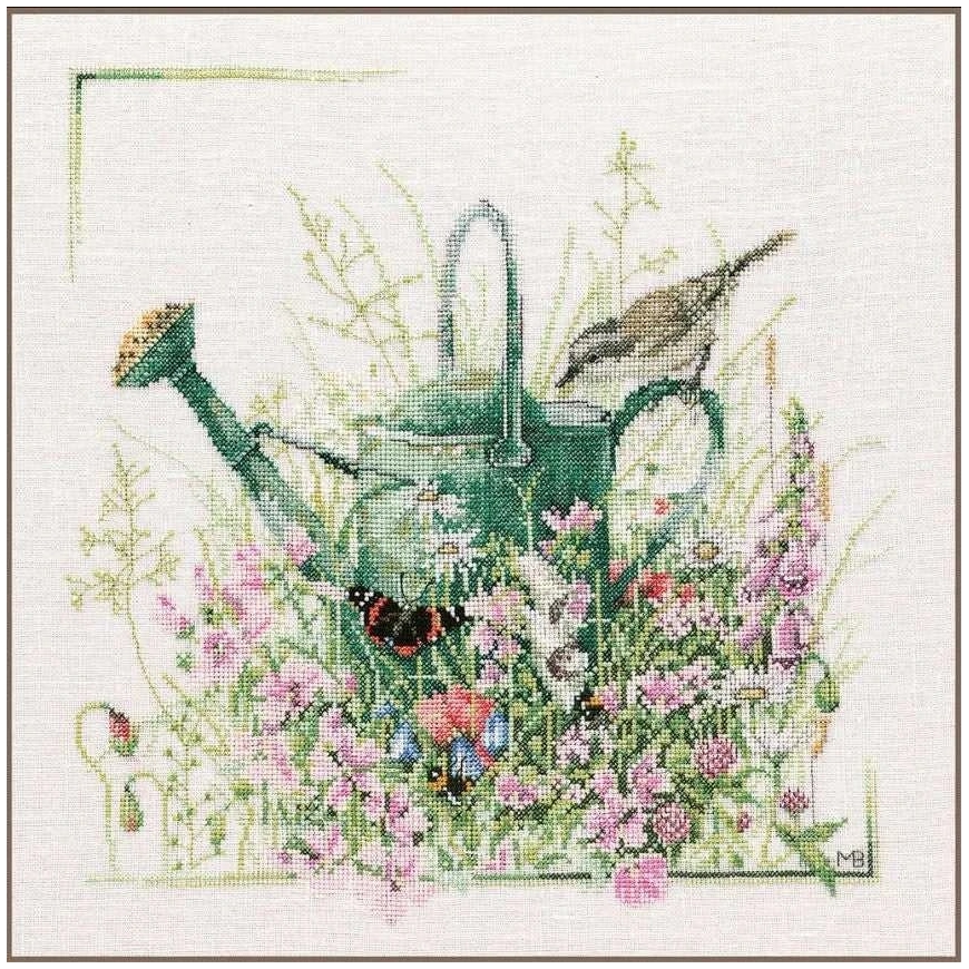 Vervaco Verachtert Nv Cross Stitch Kit "Watering Can" 36 x 36 cm PN/0007950 – 5