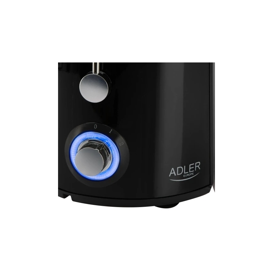 Adler AD 4133 Juicer 1000 W, maximum power 2000 W, 2 speeds, 75 mm opening, stainless steel sieve, 1 l capacity, 2 l pulp contai – 2