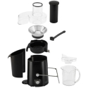 Adler AD 4133 Juicer 1000 W, maximum power 2000 W, 2 speeds, 75 mm opening, stainless steel sieve, 1 l capacity, 2 l pulp contai Adler AD 4133 Juicer 1000 W, maximum power 2000 W, 2 speeds, 75 mm opening, stainless steel sieve, 1 l capacity, 2 l pulp contai