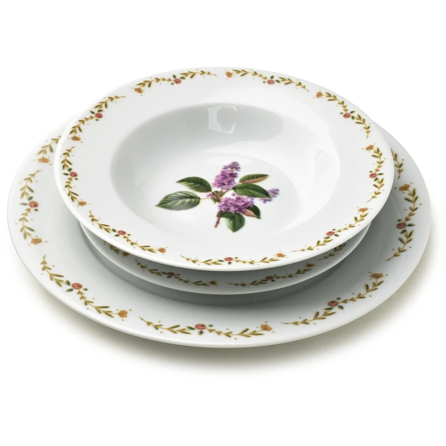Affek Design LEA LILAC 18-osainen ruokailusetti 21,8 cm / 19,2 cm / 27 cm keittotaso 220 ml – 5