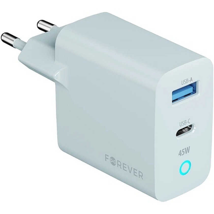 Forever Vibe-TC45AC GaN PD QC lādētājs