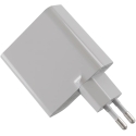 Forever Vibe-TC45AC GaN PD QC laadija 1x USB-C 1x USB 45W hõbedane Forever Vibe-TC45AC GaN PD QC laadija 1x USB-C 1x USB 45W hõbedane