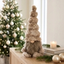 Edelman St. Nicholas Decoration 26CM MICA - Light Brown Edelman St. Nicholas Decoration 26CM MICA - Light Brown