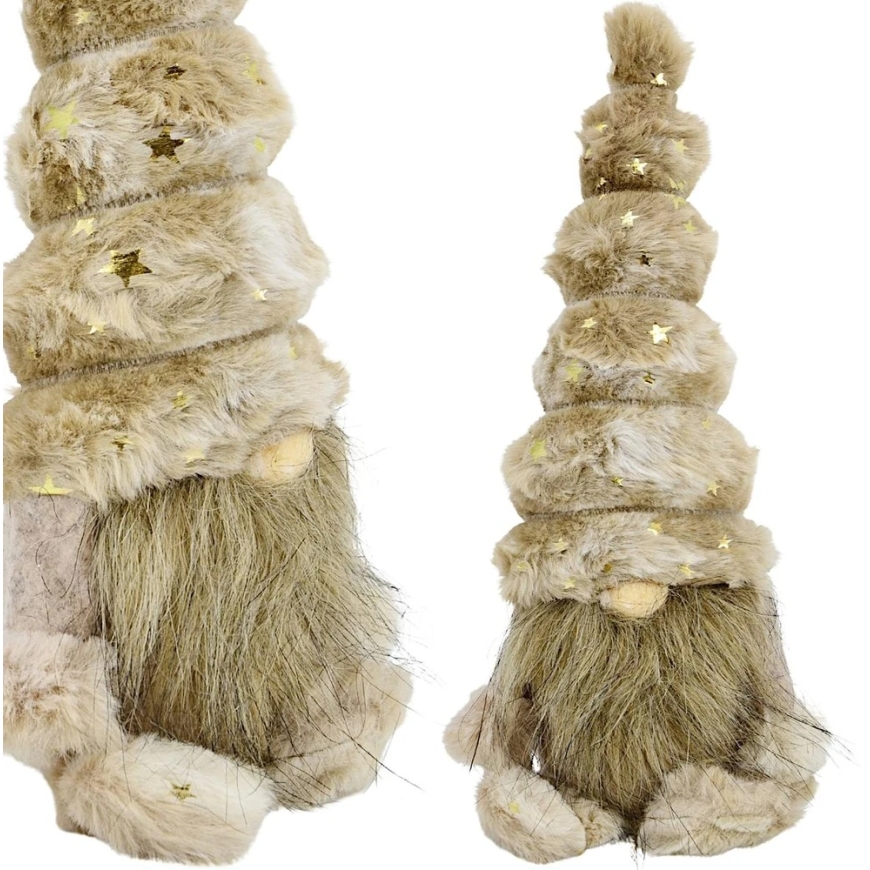 Edelman St. Nicholas Decoration 26CM MICA - Light Brown – 3