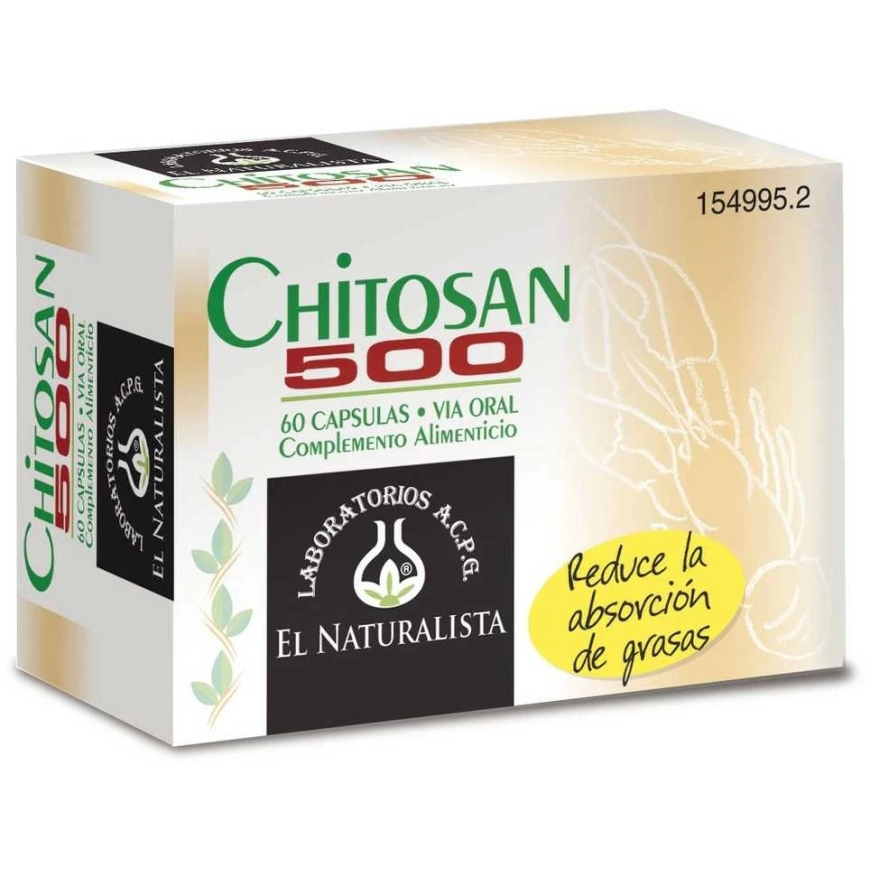 "El Natural" Chitozani 500 60 kapselia