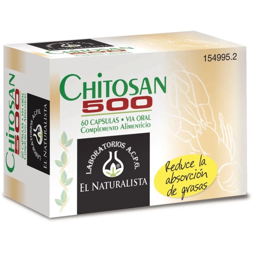 "El Natural" Chitozani 500 60 kapselia – 2