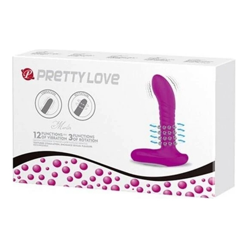 „Pretty Love“ besisukantis vibruojantis analinės prostatos masažuoklis 12 režimų – 2