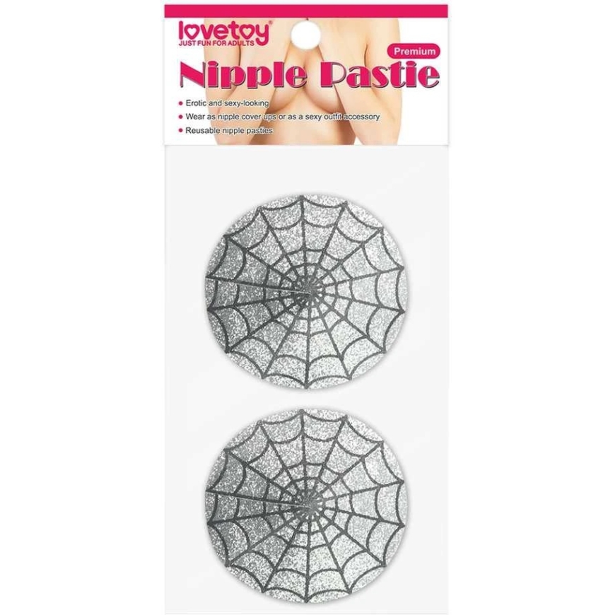 Lovetoy Spiderweb Nipple Covers Reusable – 3