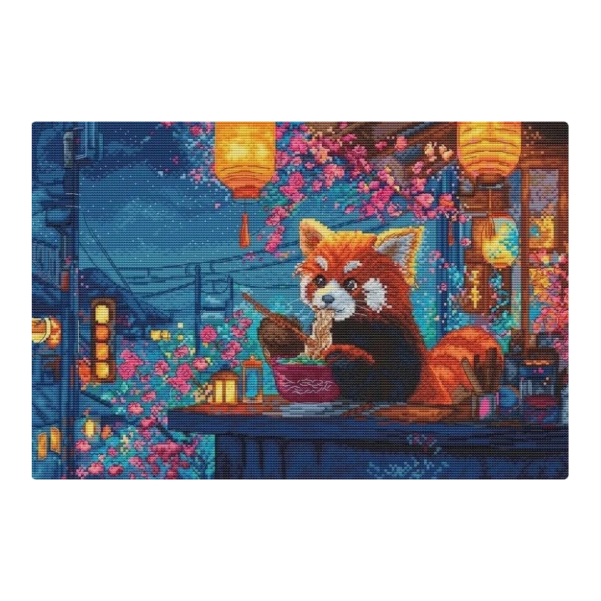 Letistitch Cross-Stitch Kit "Dinner at Dusk" 35x23 cm