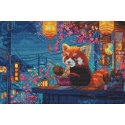 Letistitch Cross-Stitch Kit "Dinner at Dusk" 35x23 cm