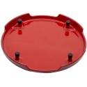 Sourcing Emailitud malmist alusel, punane, ⌀ 23 cm. Sourcing Emailitud malmist alusel, punane, ⌀ 23 cm.