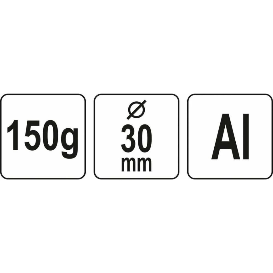 Yato Toya Sa Poland Aluminum Hammer | 30 mm / 150g (YT-45280) – 3