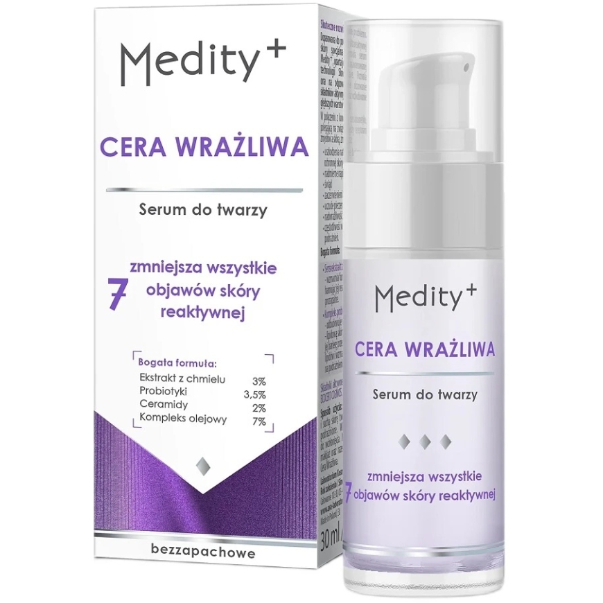 Medity+ Sensitiivne nahahooldus näoserum 30ml – 2