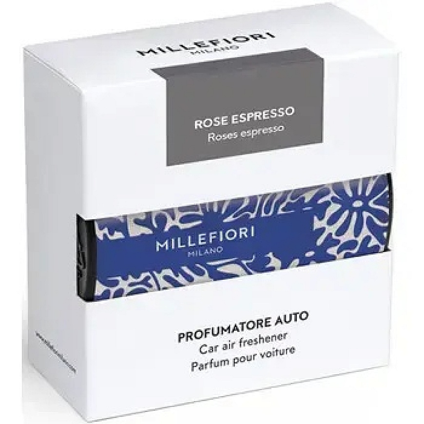 Millefiori Textil Floral Rose Espresso (mėlyna) - Automobilio kvapas