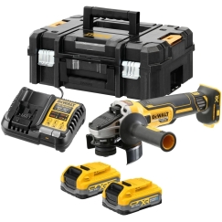 Bezvadu leņķa slīpmašīna DeWalt DCG405S2T-QW