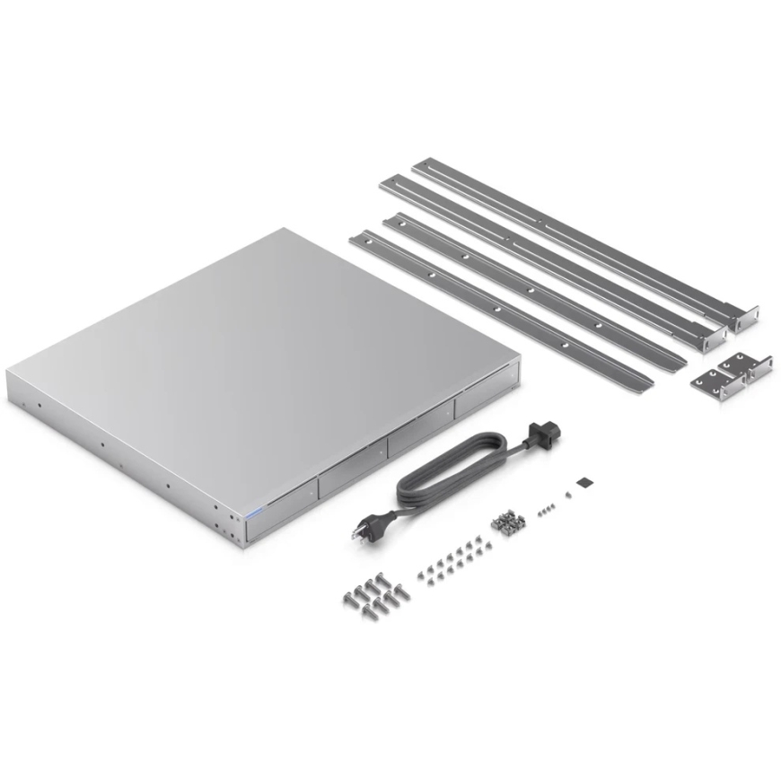 Ubiquiti UNAS-PRO-4 NAS и сервер хранения данных Стойка (1U) Cortex-A Cortex-A57 16 ГБ Серый