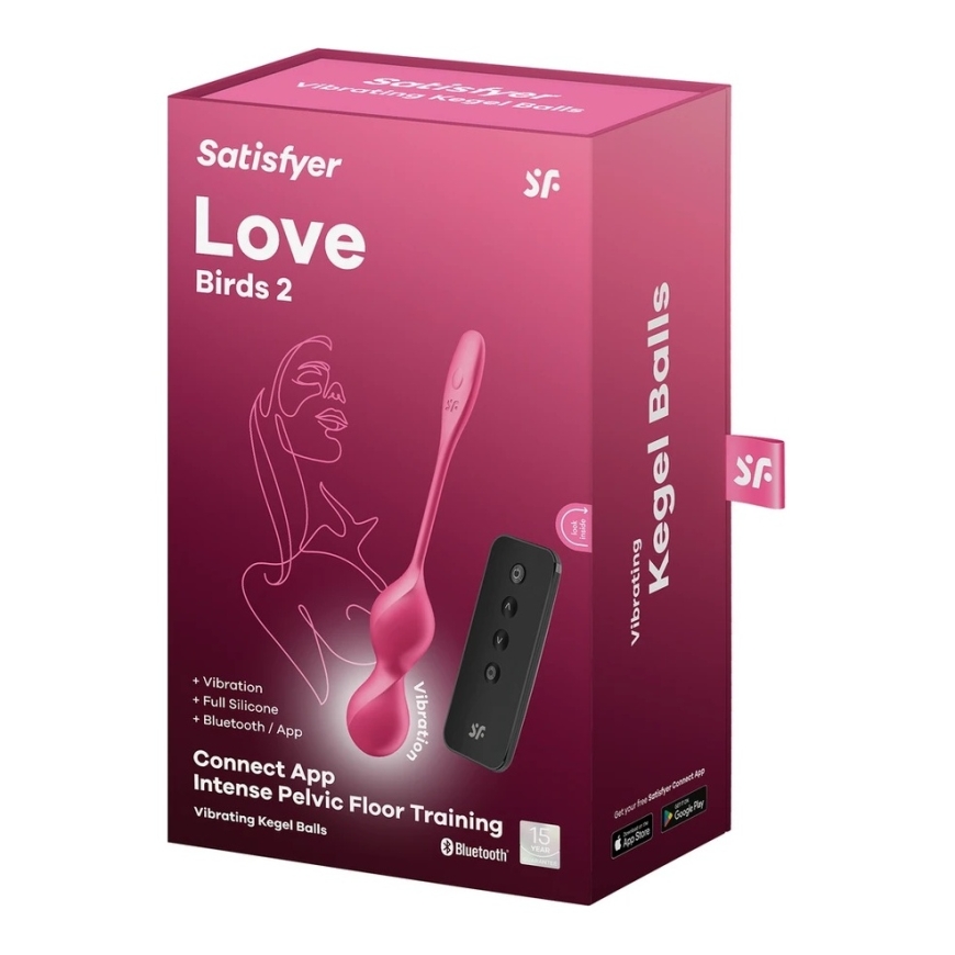 „SATISFYER LOVE BIRDS 2 CONNECT“ PROGRAMĖLĖ RAUDONA – 3