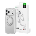 AmazingThing Titan Pro Spin Lens maciņš ar statīvu un MagSafe atbalstu telefonam iPhone 18 Pro caurspīdīgs AmazingThing Titan Pro Spin Lens maciņš ar statīvu un MagSafe atbalstu telefonam iPhone 18 Pro caurspīdīgs