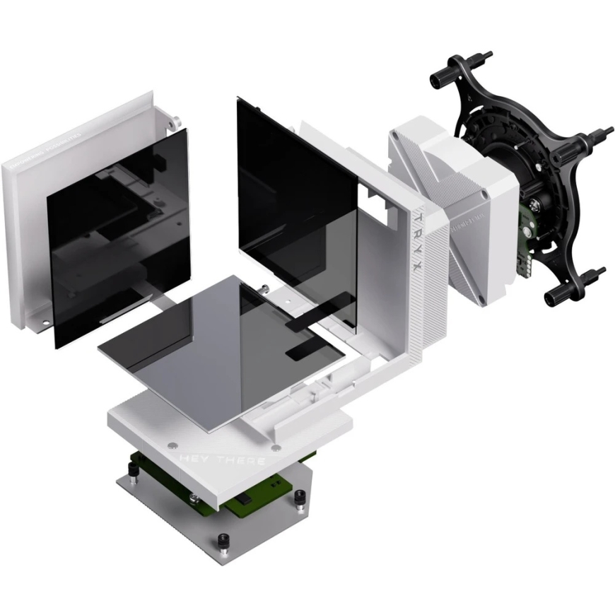 TRYX STAGE ARGB 360 AiO Veepcooler, Topelt IPS Ekraan – 360 mm, Valge – 4