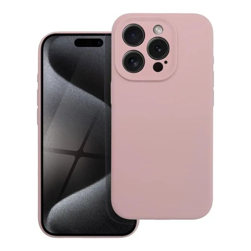 Silicone 2mm phone case for iPhone 16 Plus pink – 2