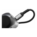 Forcell C263 tiedonsiirto- ja latauskaapeli | USB-C - USB-C | QC 4.0, PD | 240W | 3m | musta Forcell C263 tiedonsiirto- ja latauskaapeli | USB-C - USB-C | QC 4.0, PD | 240W | 3m | musta