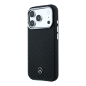 Mercedes PU Leather Semi Wrap telefoni ümbris MagSafe toega iPhone 17 Pro must Mercedes PU Leather Semi Wrap telefoni ümbris MagSafe toega iPhone 17 Pro must