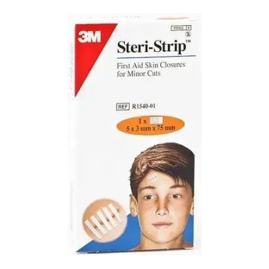 Steri Strip ādas šuves lentes 75 mm x 3 mm