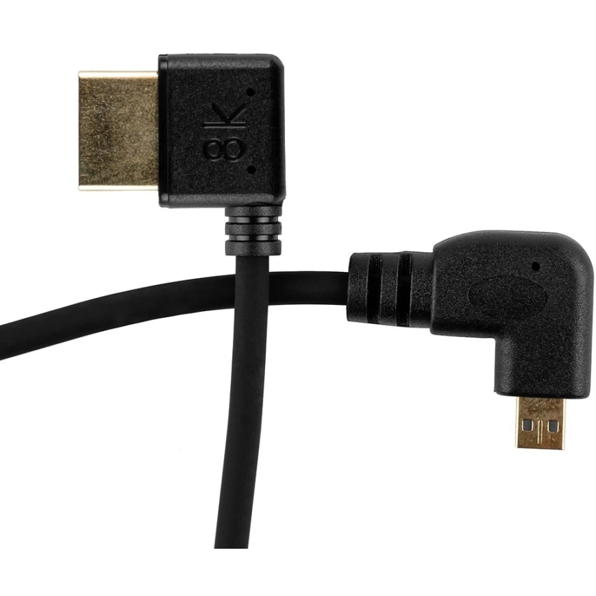Mitoya HDMI Kaabel - 30cm Nurgak HDMI Micro HDMI 8K @ 60Hz, 4K @ 120Hz – 2