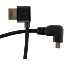 Mitoya HDMI Cable - 30cm Angled HDMI to Micro HDMI 8K @ 60Hz, 4K @ 120Hz Mitoya HDMI Cable - 30cm Angled HDMI to Micro HDMI 8K @ 60Hz, 4K @ 120Hz