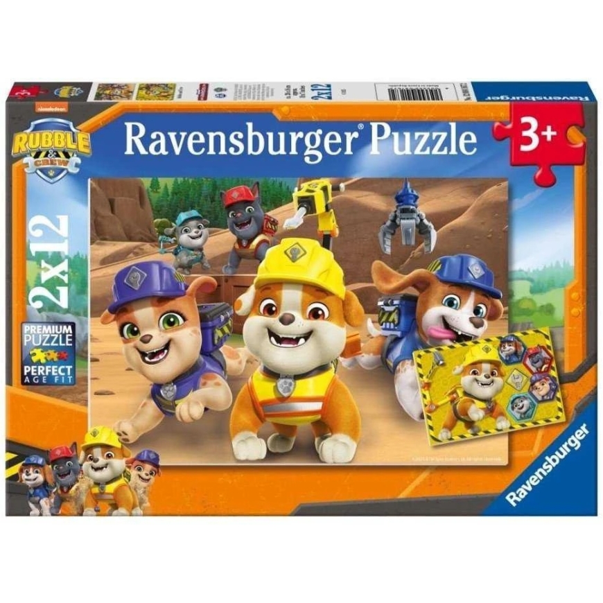 Ravensburger Palapeli 2x12 kpl - Paw Patrol