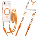 Tel Protect Strap Clear чехол для телефона iPhone 17 Air оранжевый Tel Protect Strap Clear чехол для телефона iPhone 17 Air оранжевый