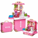 Lean Toys Veterinaarkott, millel on teleskoopkäepide ja rattad, valge, 31,5 × 24,5 × 13,5 cm Lean Toys Veterinaarkott, millel on teleskoopkäepide ja rattad, valge, 31,5 × 24,5 × 13,5 cm
