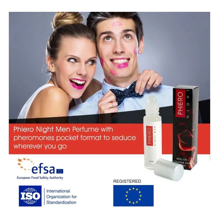 500Cosmetics 500 COSMETICS - PHIERO NIGHT MAN PERFUME WITH FEROMONES ROLL-ON APPLICATOR – 2