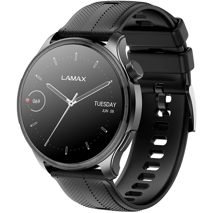 LAMAX Prism AMOLED Viedpulksteņi Melns