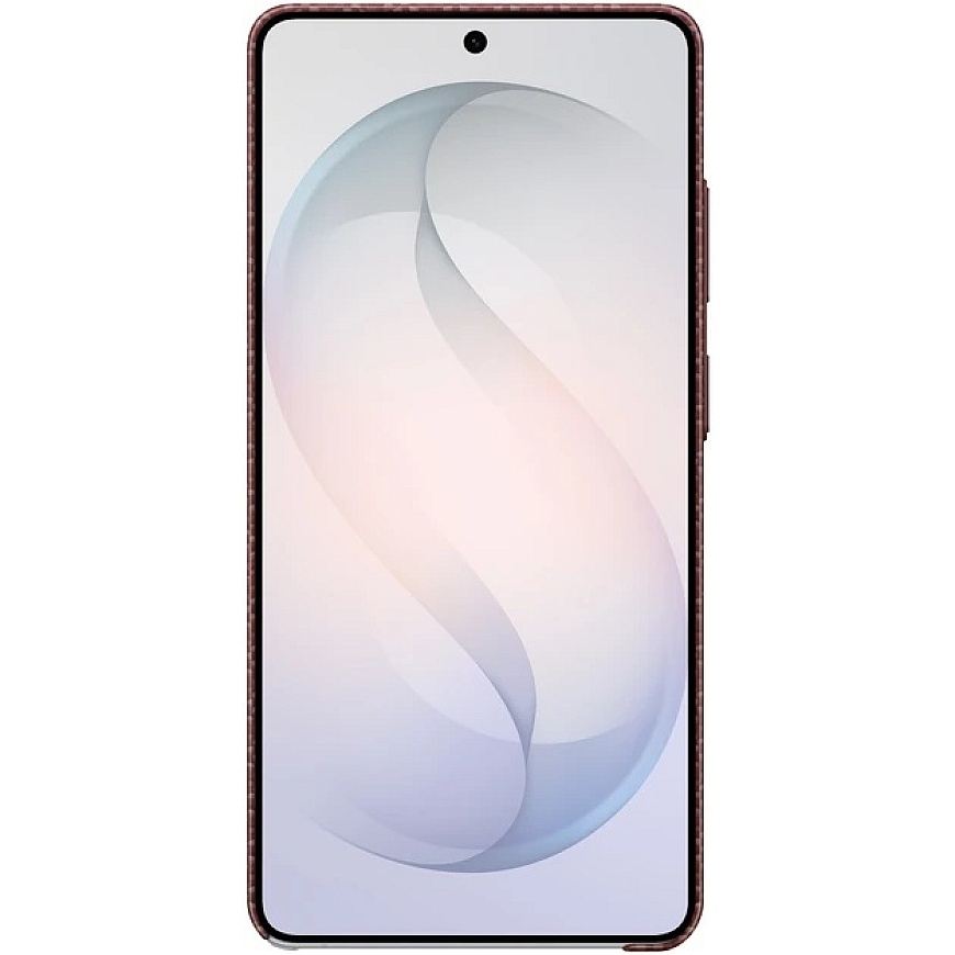 Soma - Samsung Galaxy S26 Ultra Ogļu Šķiedras Magnētiskā Vāka, Koralus Sarkanā