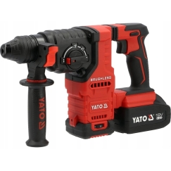 Yato Toya Sa Poland Akumulatora perforators SDS Plus ar bezsuku motoru, 18 V, 2,8 J, 2 x 4 Ah (YT-827724)