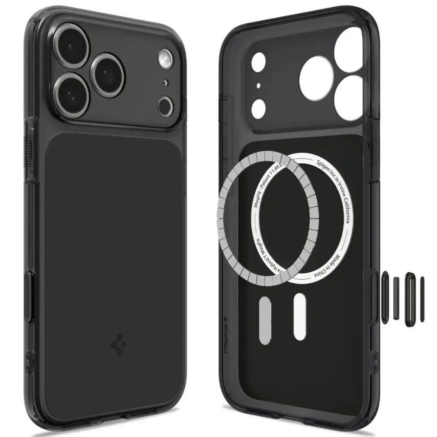 SPIGEN ULTRA HYBRID T MAGSAFE IPHONE 17 PRO / 18 PRO MATU MELNA – 2