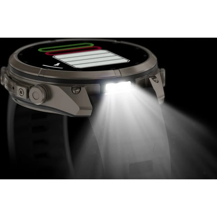 Garmin fenix® 9 Pro Smartwatch – 47 mm, AMOLED, titanium – graphite black – 4