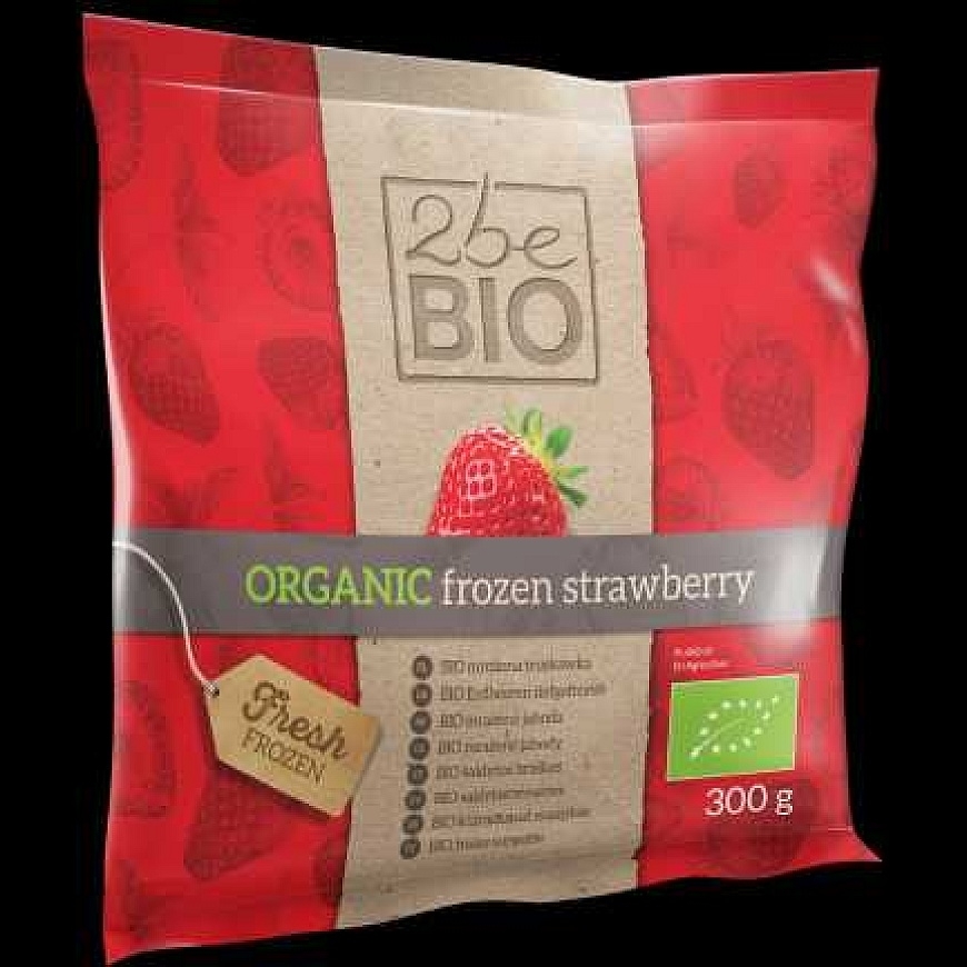Luomujäiset mansikat 2beBIO, 300g, LT-EKO-001