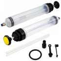 Lean Vedelikupump-špritser 200 ml koos 2 toruga, läbipaistev mustade elementidega, 29,5 cm (44 cm plungeriga välja tõmmatud) Lean Vedelikupump-špritser 200 ml koos 2 toruga, läbipaistev mustade elementidega, 29,5 cm (44 cm plungeriga välja tõmmatud)