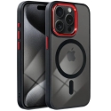 OEM Чехол для Samsung S26 Color Edge Mag Cover совместимый с MagSafe черный красный OEM Чехол для Samsung S26 Color Edge Mag Cover совместимый с MagSafe черный красный