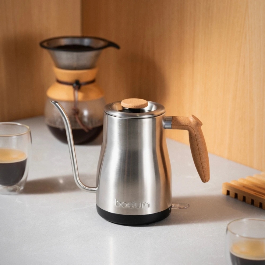 Bodum elektriskā gooseneck tējkanna 1 L Hroms – 2