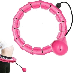 Reach Massaging Gymnastics Hula Hoop Smart Hula Hoop HHP007 pink