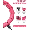 Reach Masāžas vingrošanas riņķis Smart Hula Hoop HHP007 rozā Reach Masāžas vingrošanas riņķis Smart Hula Hoop HHP007 rozā