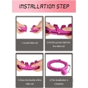 Reach Massaging Gymnastics Hula Hoop Smart Hula Hoop HHP007 pink Reach Massaging Gymnastics Hula Hoop Smart Hula Hoop HHP007 pink