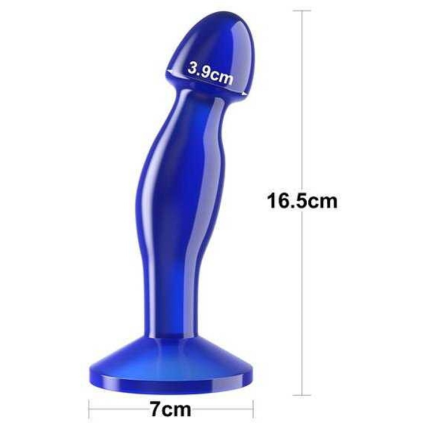 LOVETOY Flawless Clear Prostate Plug 6,5'' Zils – 2
