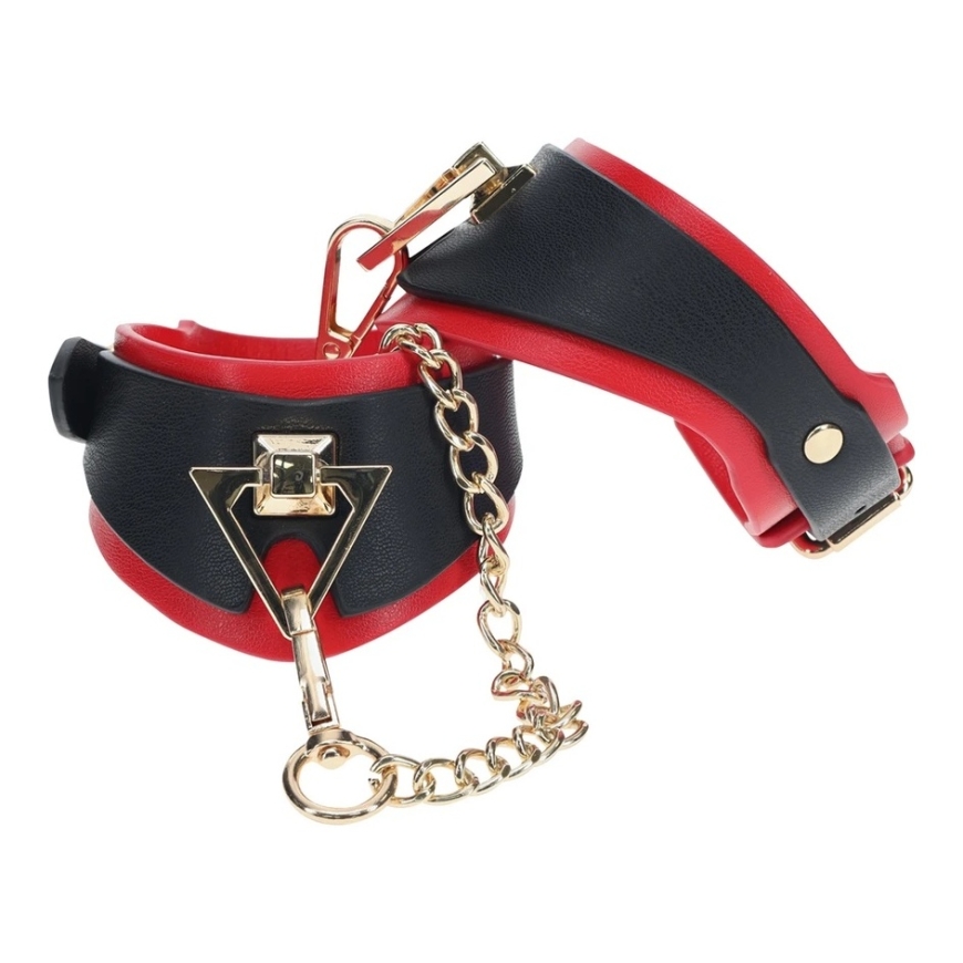 Ouch By Shots Milan Collection - Handcuffs - Juodas/Raudona