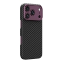 AmazingThing Titan Max -linssikotelo iPhone 18 Pro Max:lle aramidikuidusta kamerakuorella, yhteensopiva MagSafen kanssa - Purppu