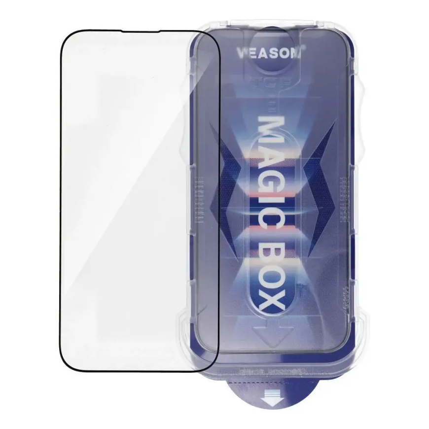 Veason 6D Pro Easy-Install tempered glass for phone iPhone 15 – 5